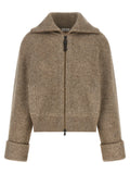 Brunello Cucinelli Beige Cashmere Cardigan Brunello Cucinelli