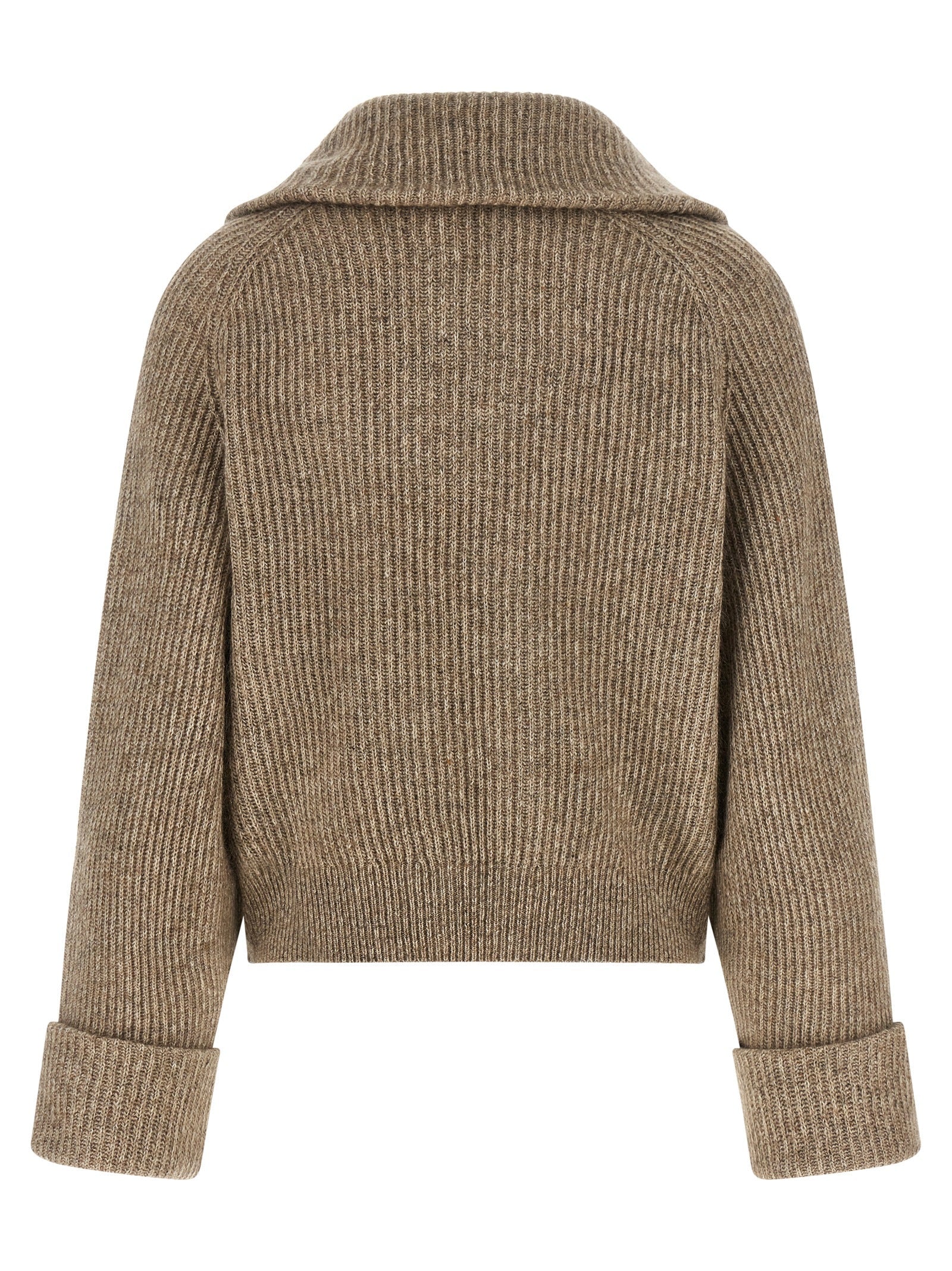 Brunello Cucinelli Beige Cashmere Cardigan Brunello Cucinelli