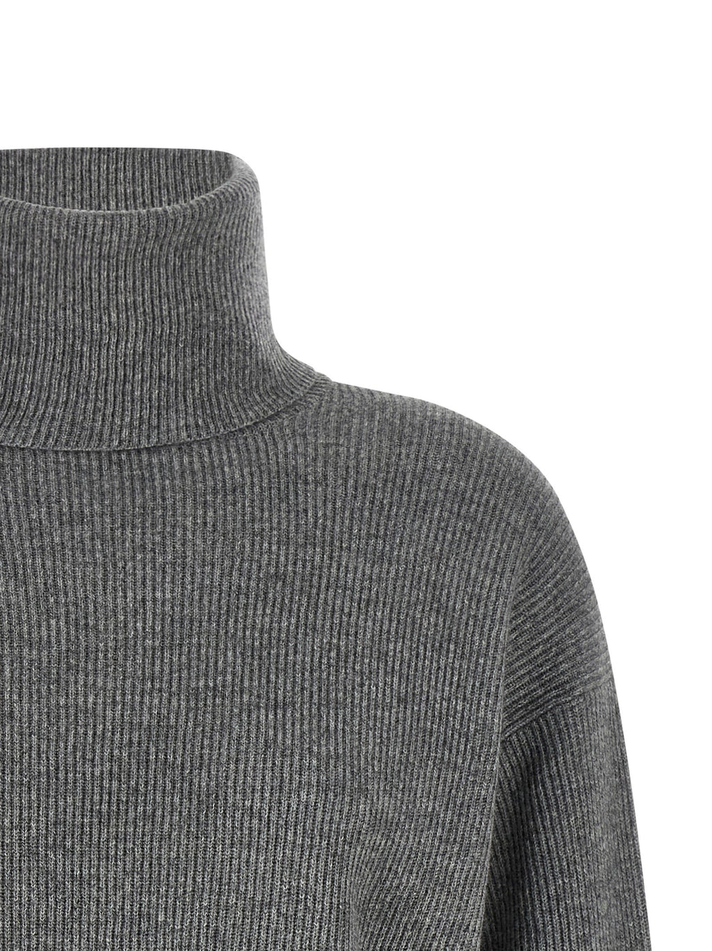 Brunello Cucinelli Gray Virgin Wool Cardigan Brunello Cucinelli