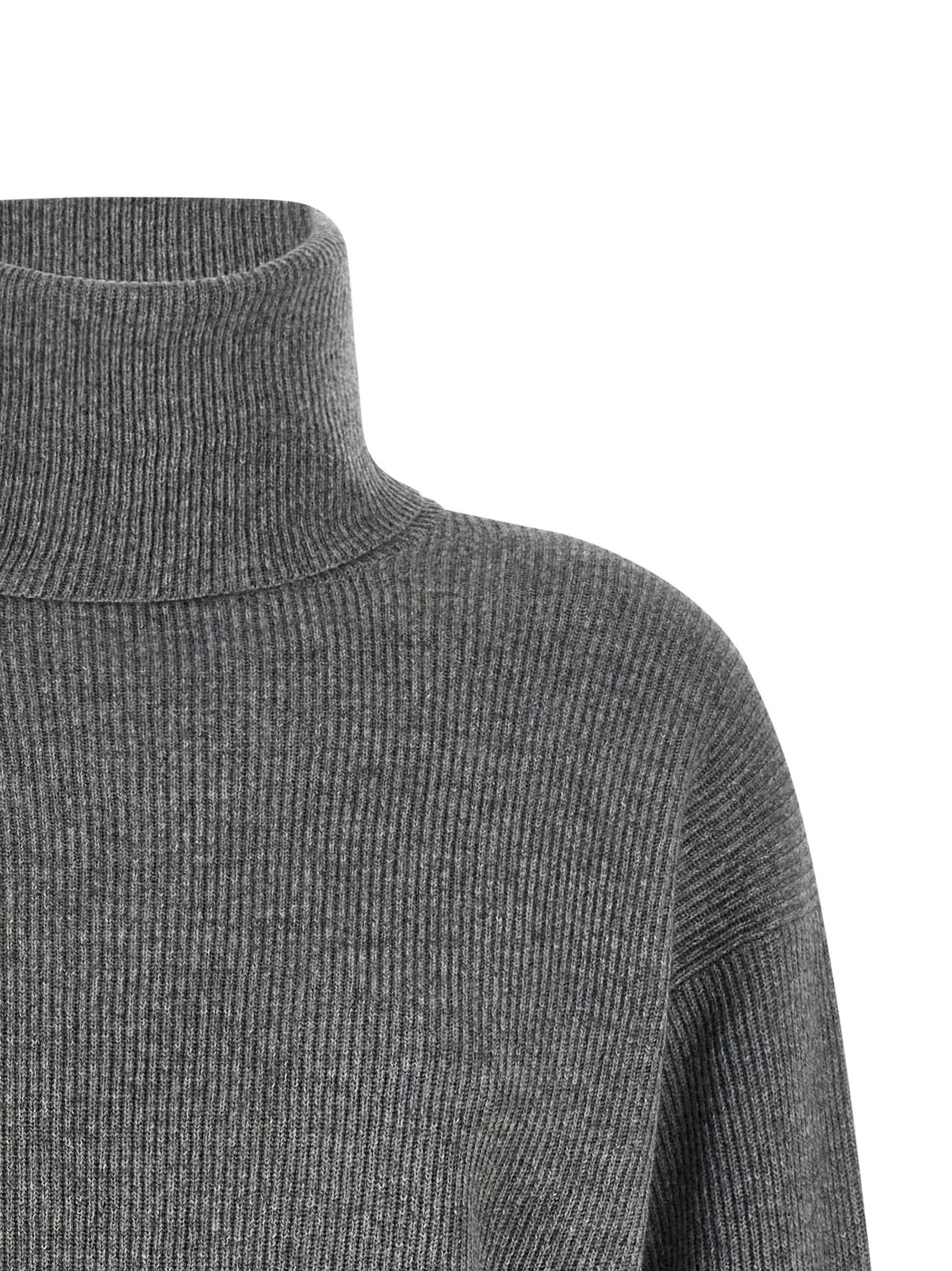 Brunello Cucinelli Gray Virgin Wool Cardigan Brunello Cucinelli