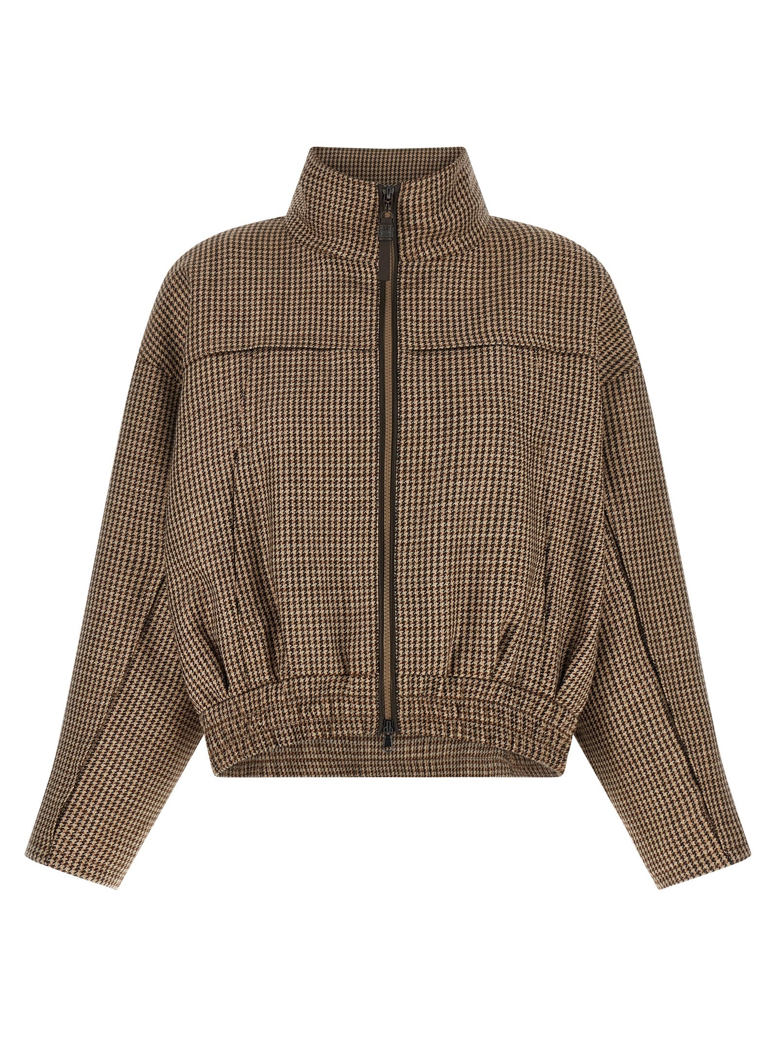 Brunello Cucinelli Brown Virgin Wool Jacket Brunello Cucinelli
