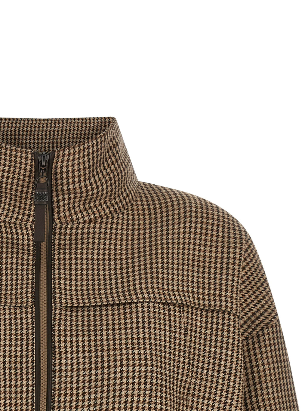 Brunello Cucinelli Brown Virgin Wool Jacket Brunello Cucinelli