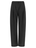 Brunello Cucinelli Gray Virgin Wool Casual Pants Brunello Cucinelli