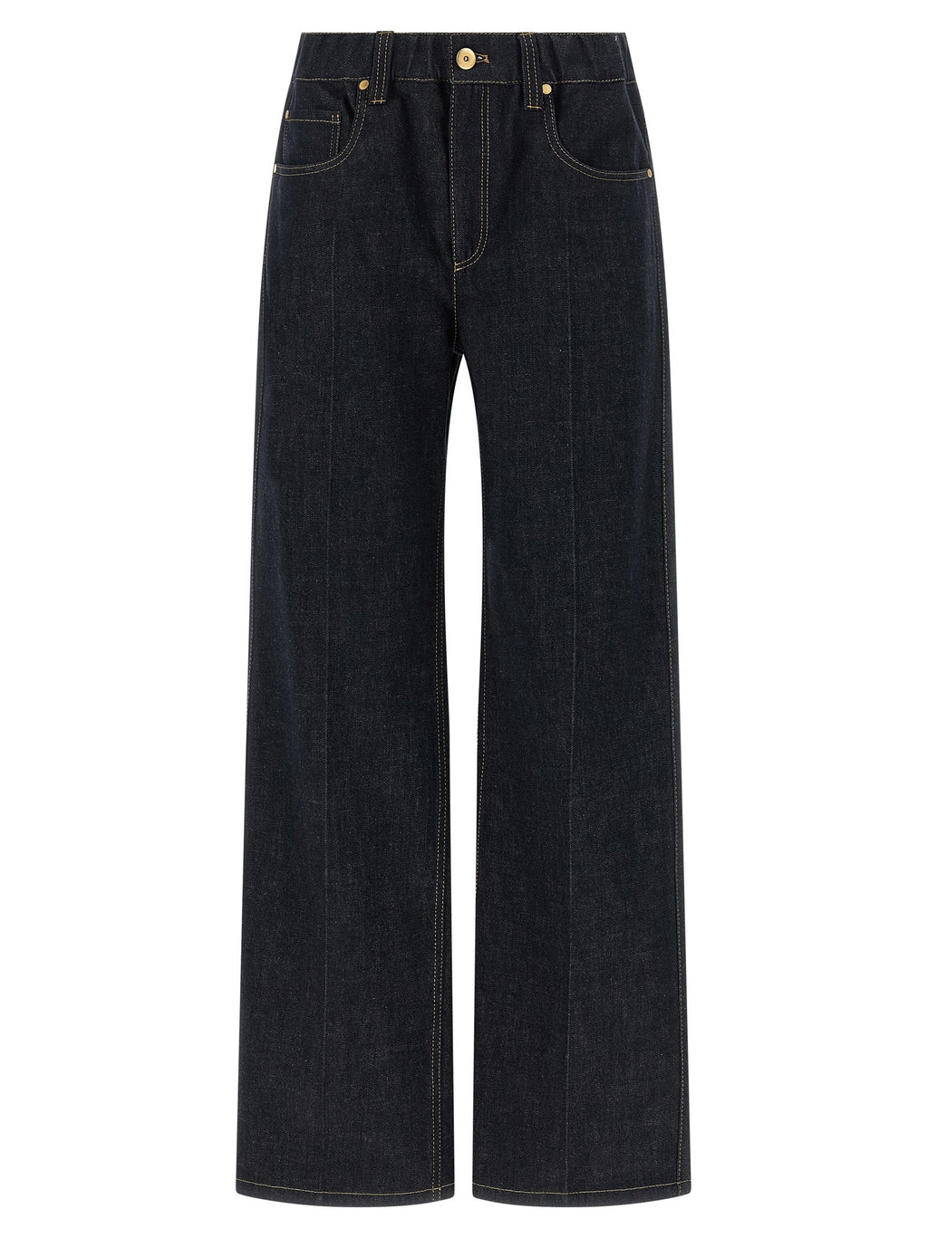 Brunello Cucinelli Blue Cotton Jeans Denim Brunello Cucinelli