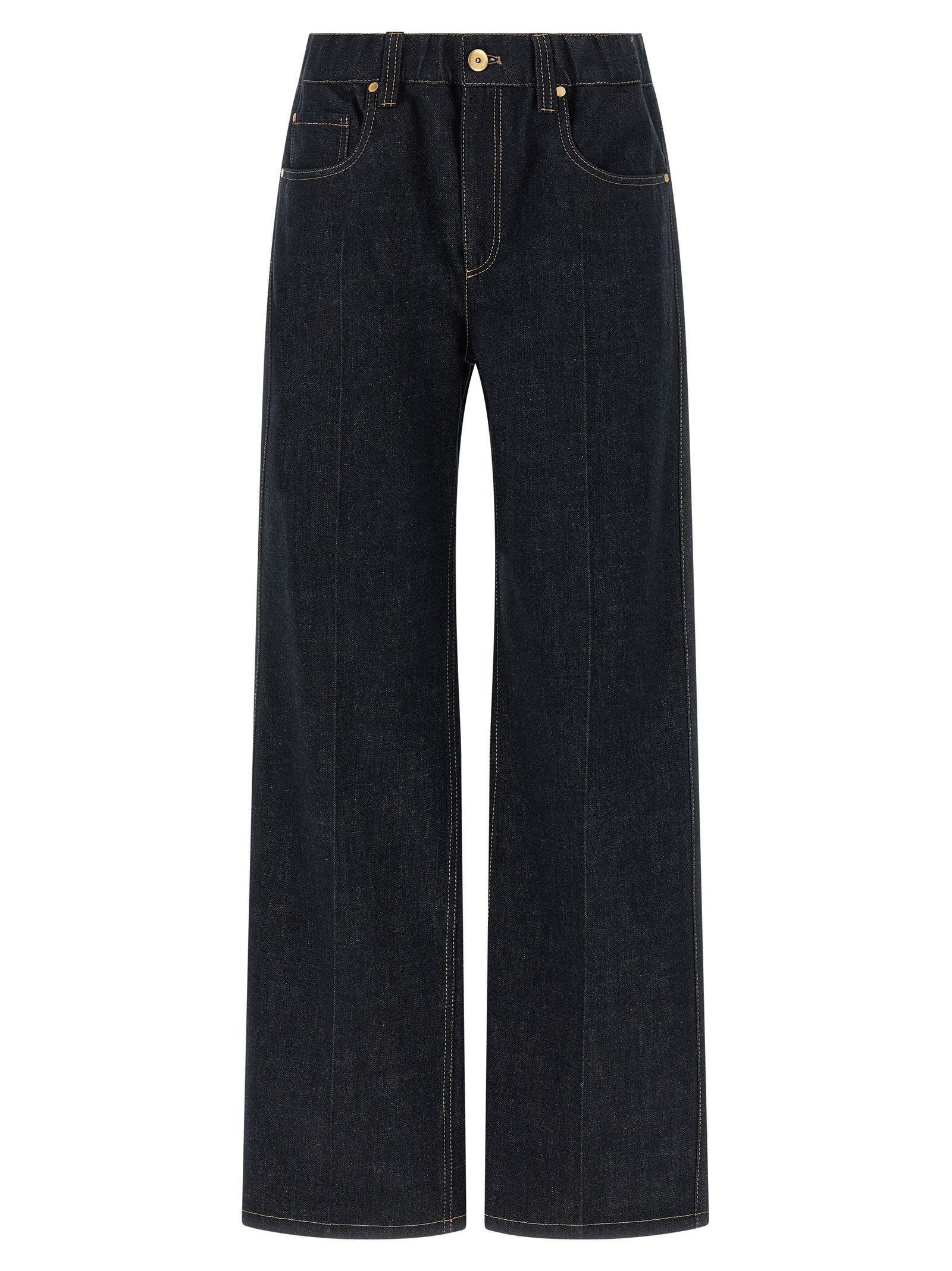 Brunello Cucinelli Blue Cotton Jeans Denim Brunello Cucinelli