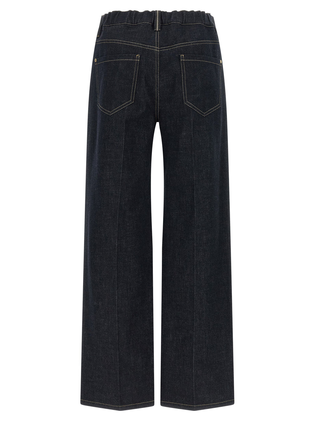 Brunello Cucinelli Blue Cotton Jeans Denim Brunello Cucinelli