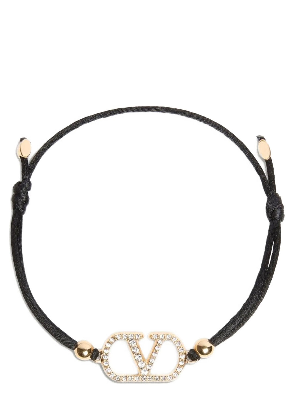 Valentino Garavani Black Polyester Bracelet Valentino Garavani