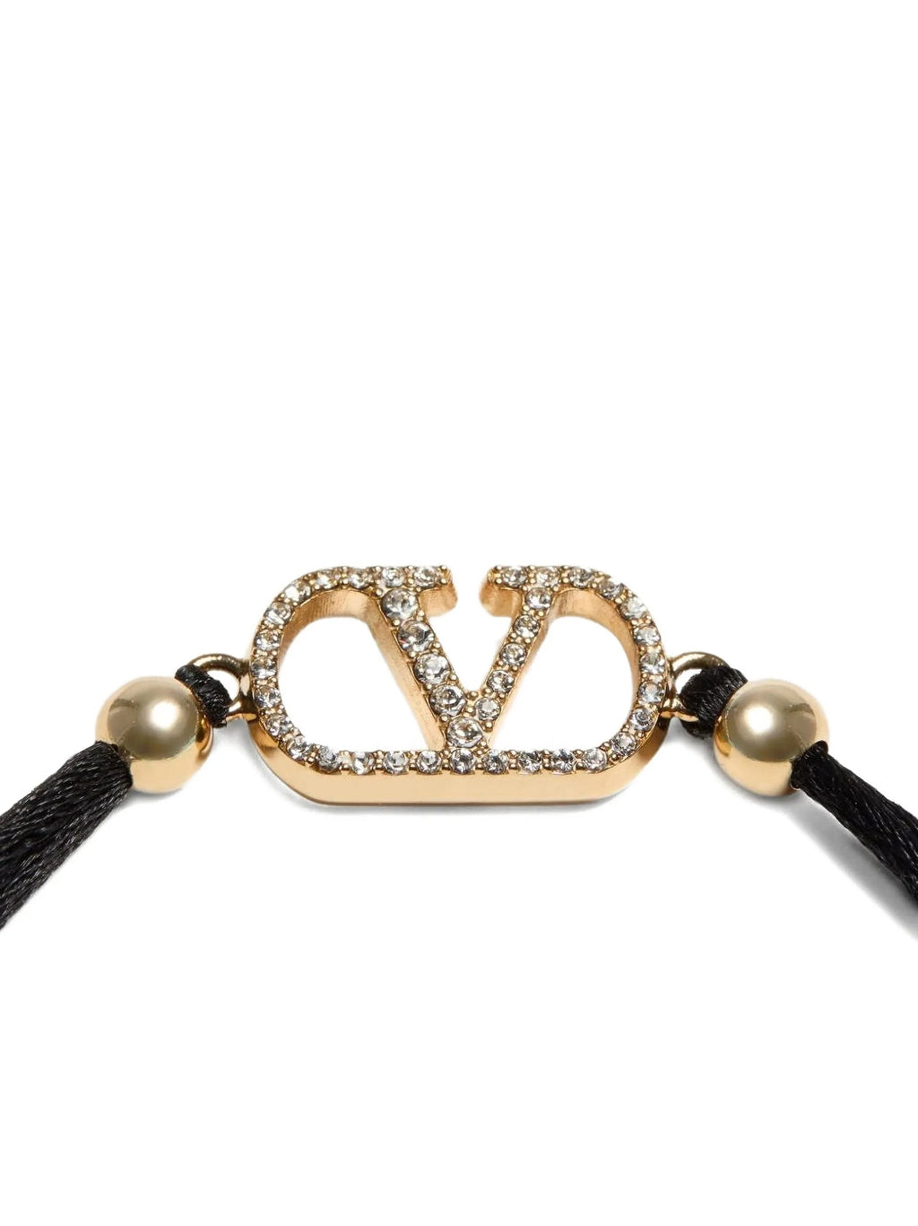 Valentino Garavani Black Polyester Bracelet Valentino Garavani