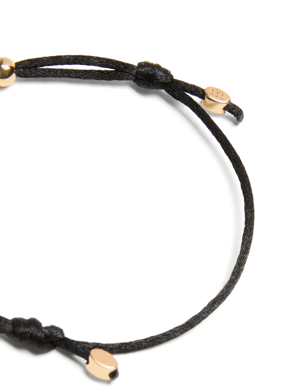 Valentino Garavani Black Polyester Bracelet Valentino Garavani