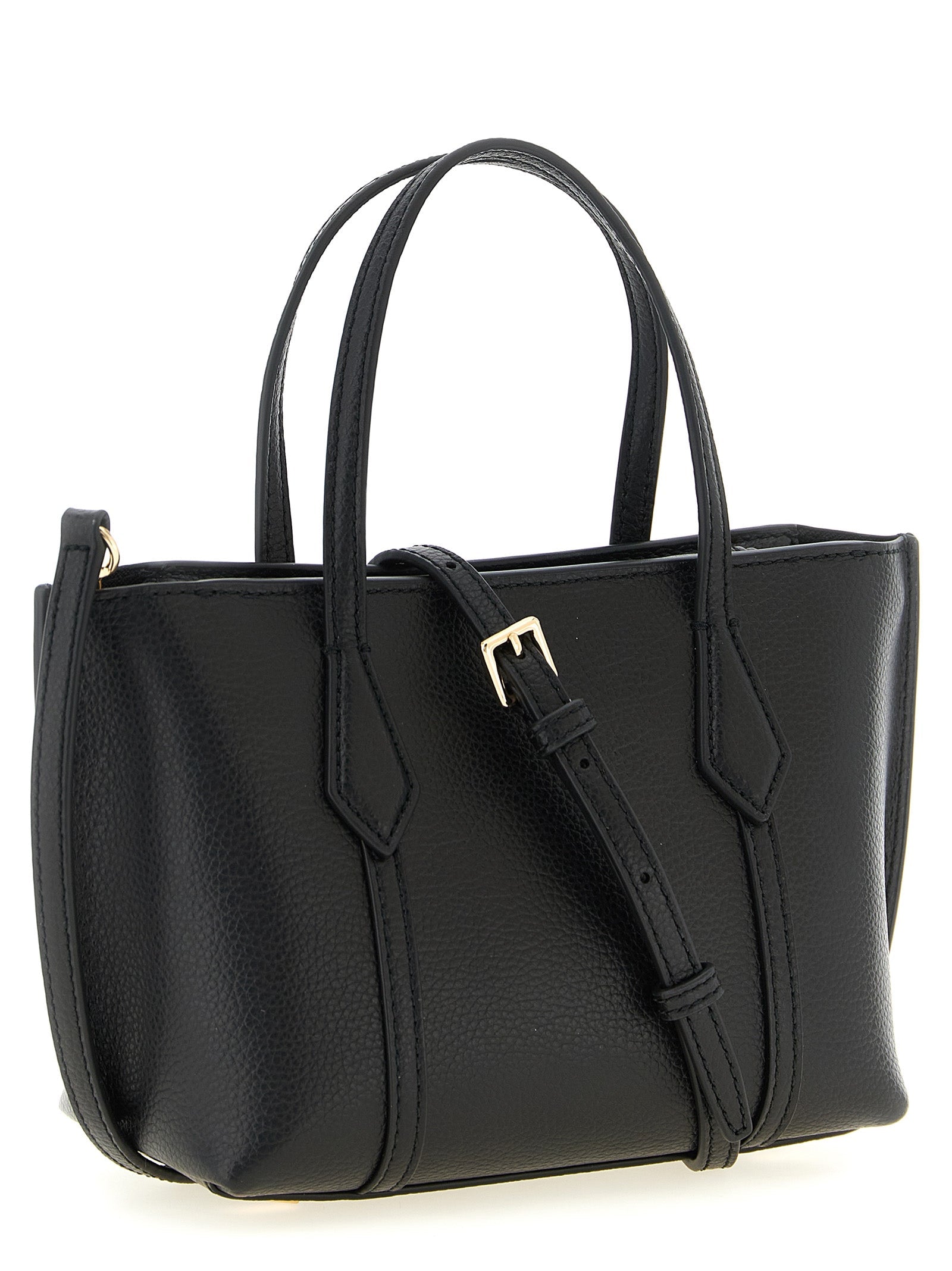 Tory Burch Black Cowhide Handbag Tory Burch