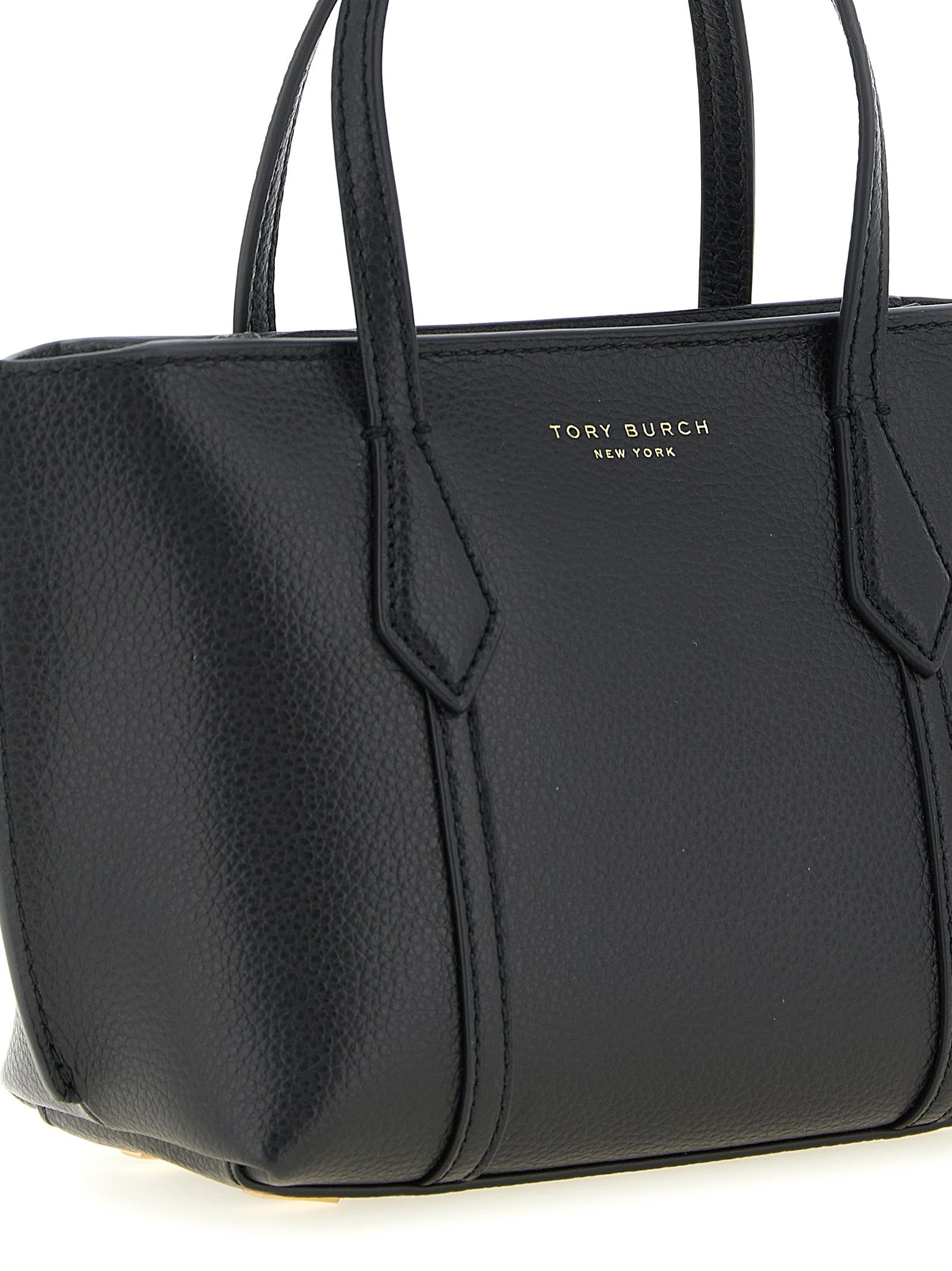 Tory Burch Black Cowhide Handbag Tory Burch