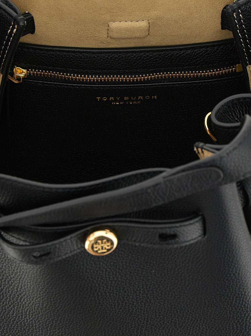 Tory Burch Black Cowhide Handbag Tory Burch