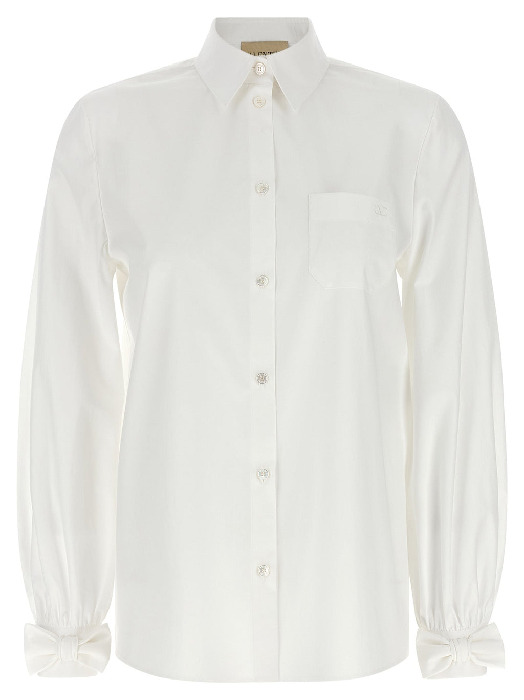 Valentino Garavani White Cotton Blouse Valentino Garavani