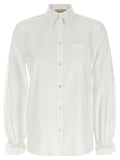 Valentino Garavani White Cotton Blouse Valentino Garavani