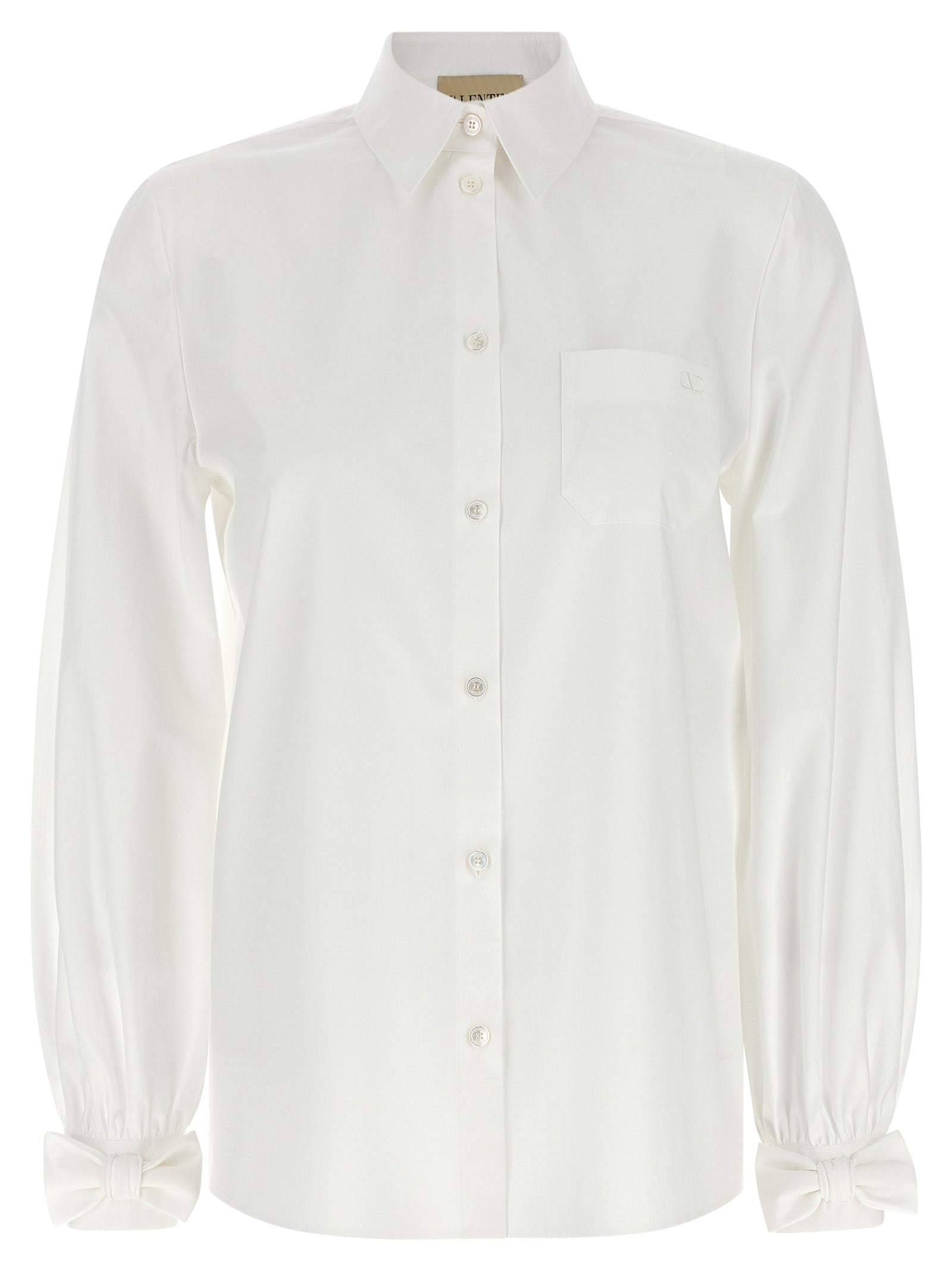 Valentino Garavani White Cotton Blouse Valentino Garavani
