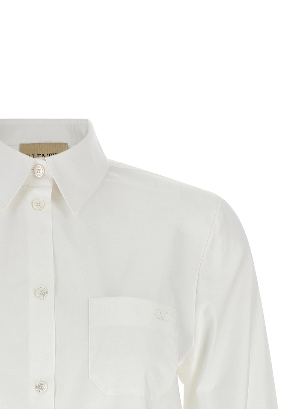 Valentino Garavani White Cotton Blouse Valentino Garavani