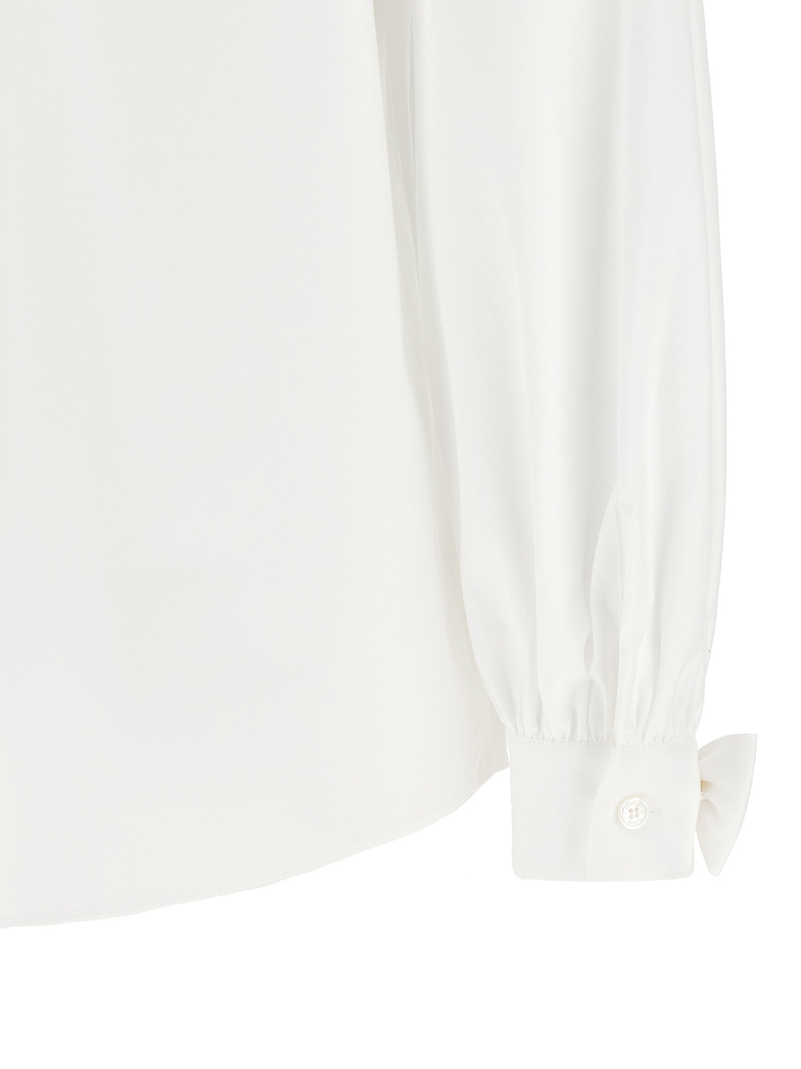 Valentino Garavani White Cotton Blouse Valentino Garavani