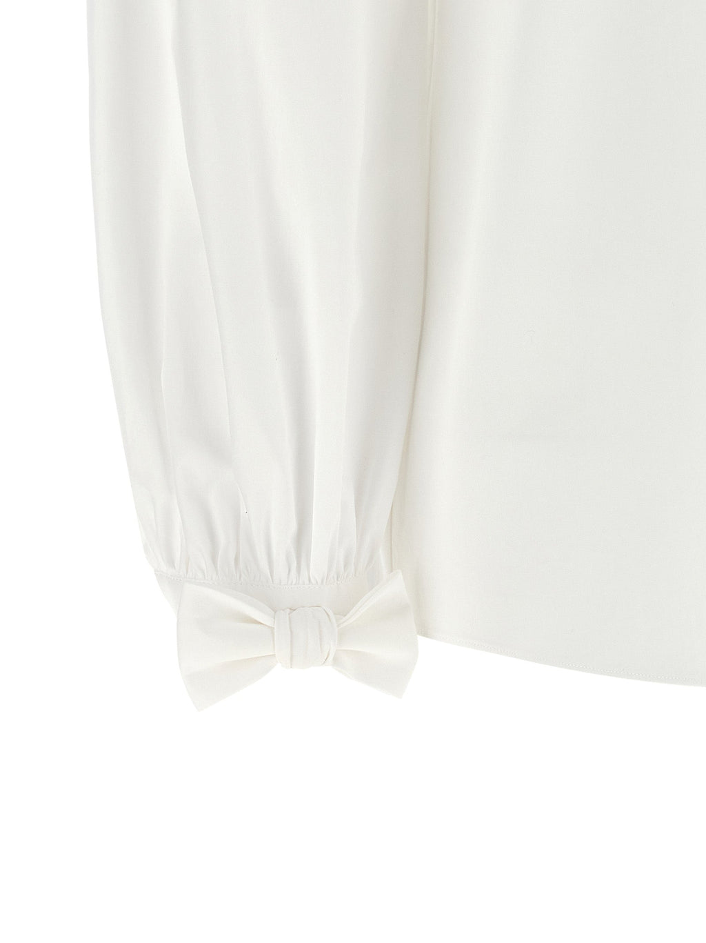 Valentino Garavani White Cotton Blouse Valentino Garavani