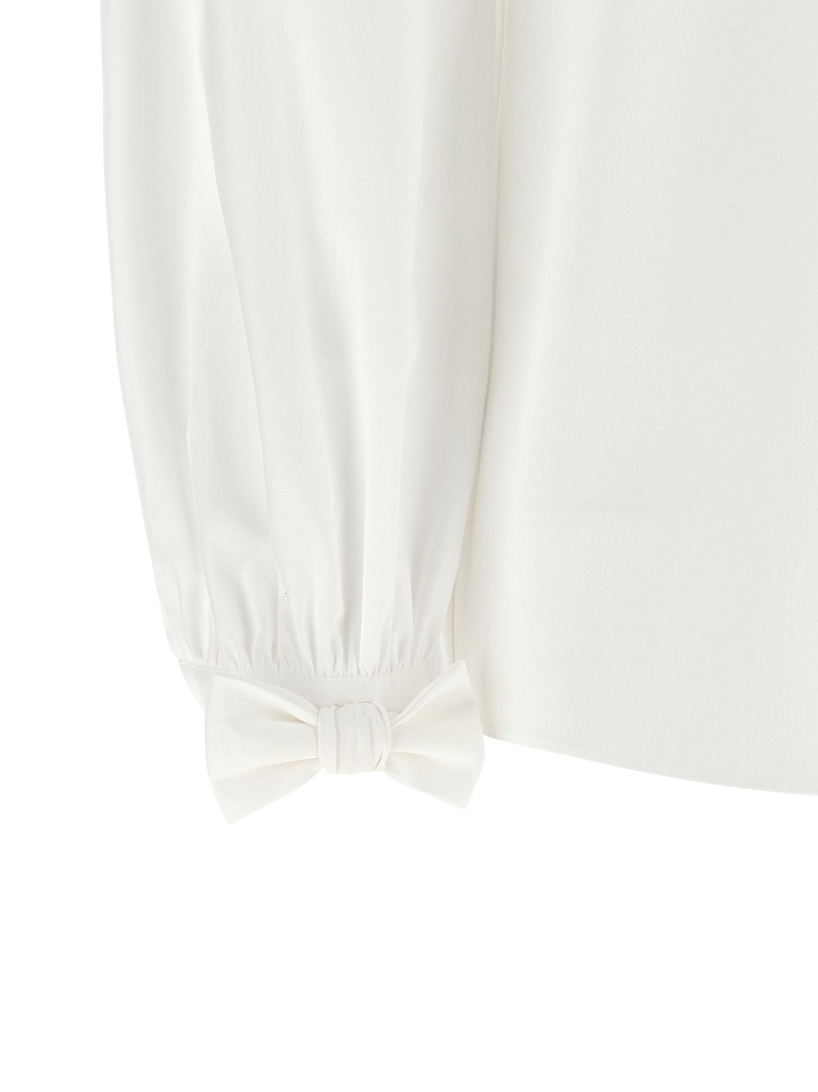 Valentino Garavani White Cotton Blouse Valentino Garavani