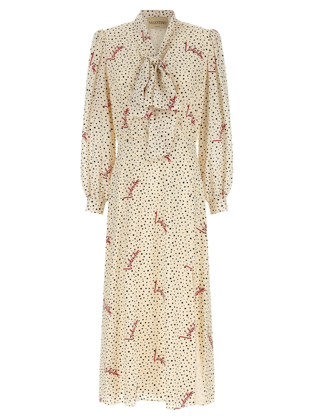 Valentino Garavani Multicolor Silk Midi Dress Valentino Garavani