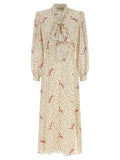 Valentino Garavani Multicolor Silk Midi Dress Valentino Garavani