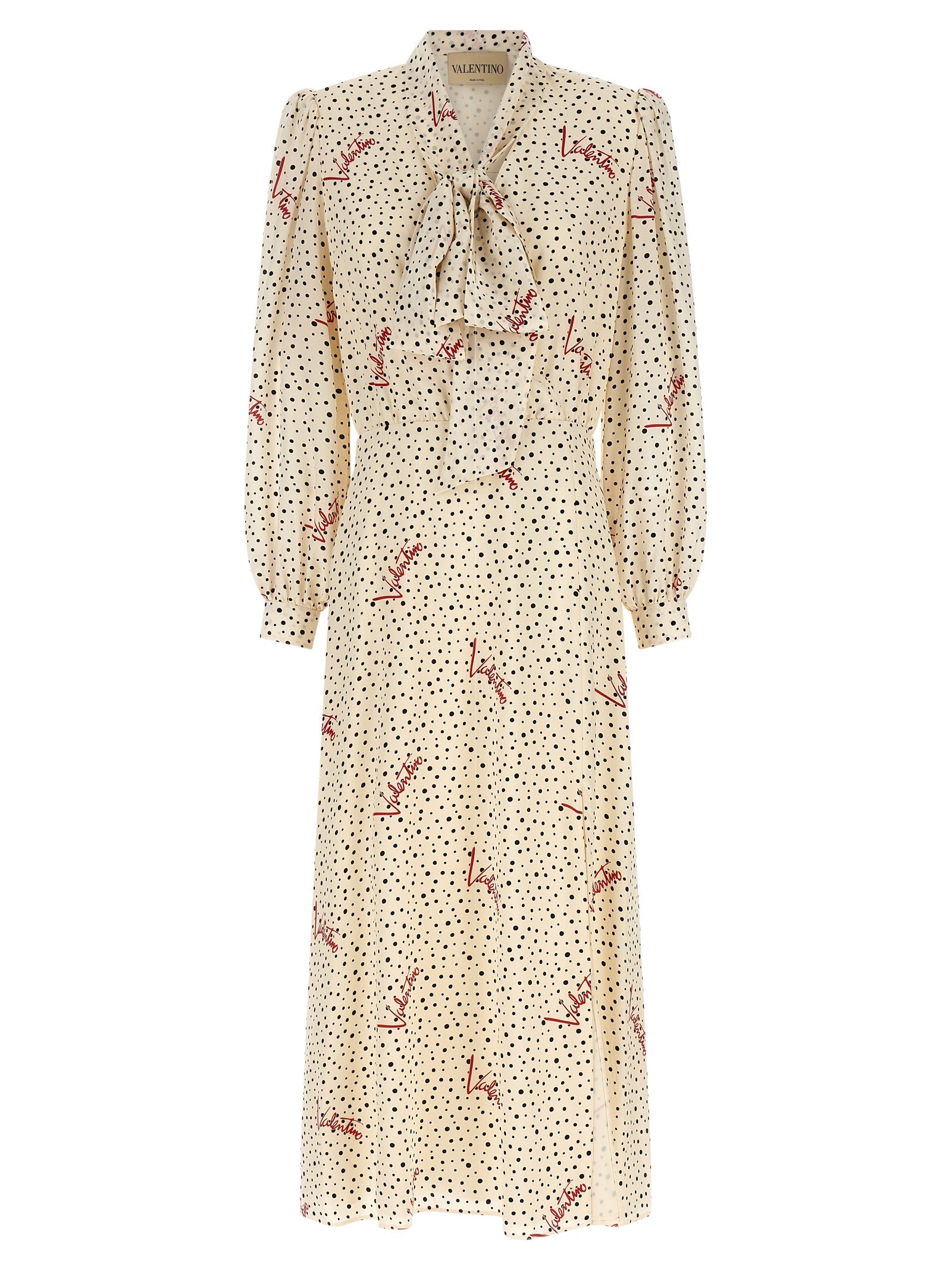 Valentino Garavani Multicolor Silk Midi Dress Valentino Garavani