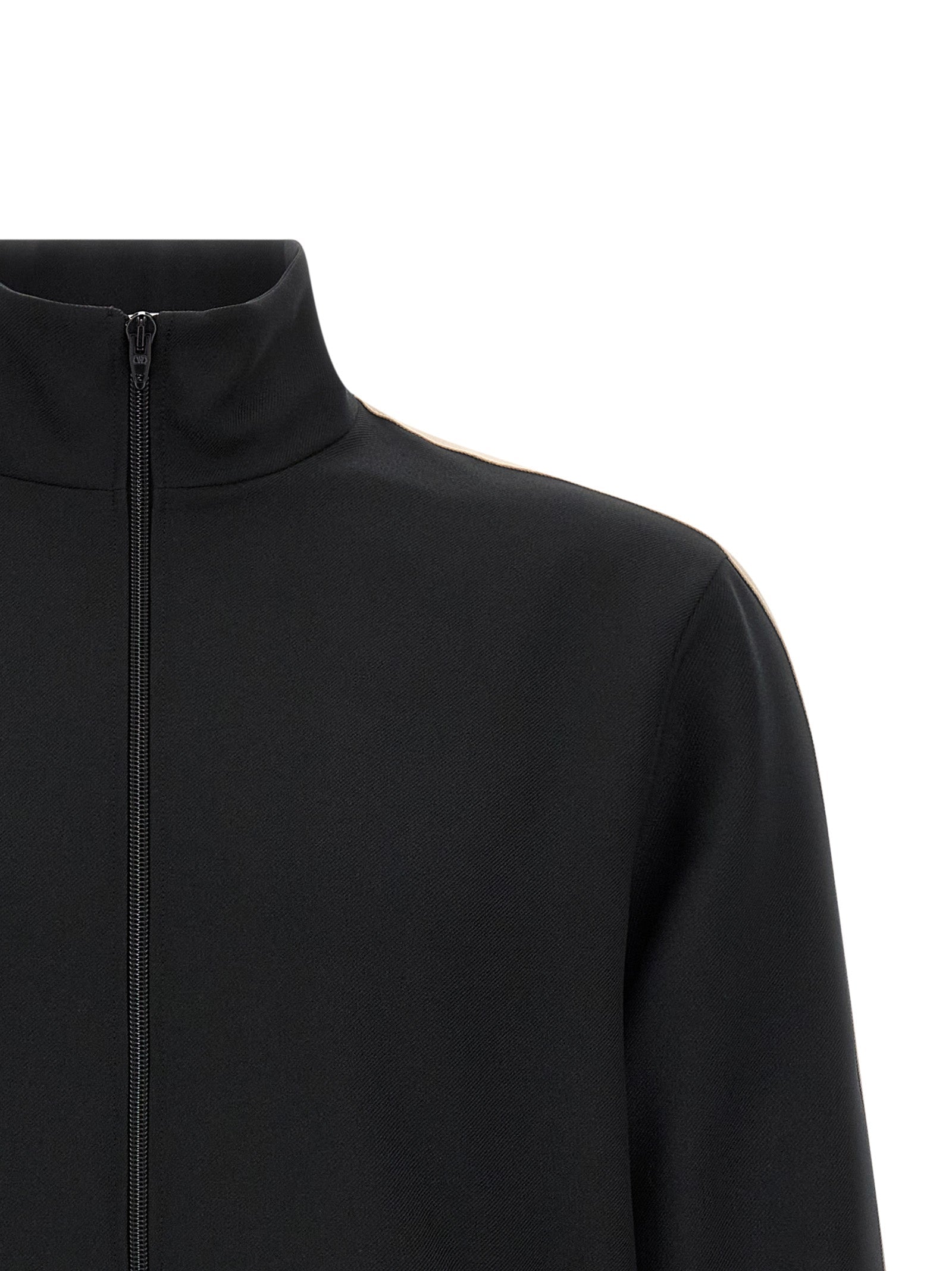 Valentino Garavani Black Polyester Sweatshirt Valentino Garavani