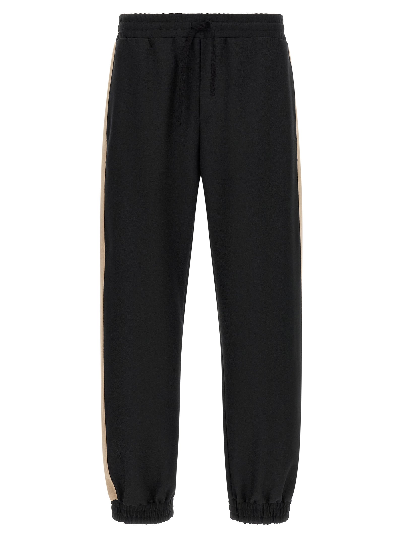 Valentino Garavani Black Polyester Athletic Pants Valentino Garavani