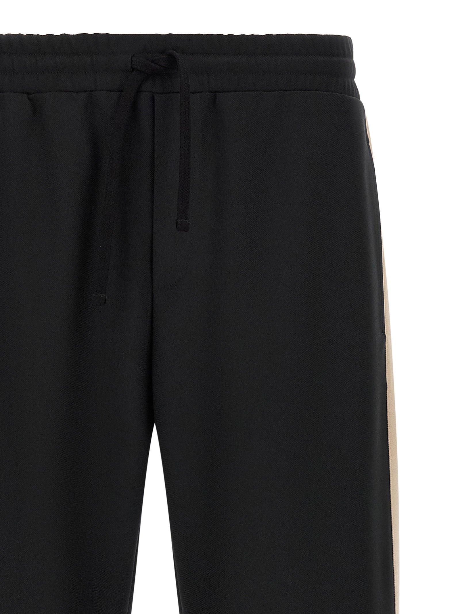 Valentino Garavani Black Polyester Athletic Pants Valentino Garavani