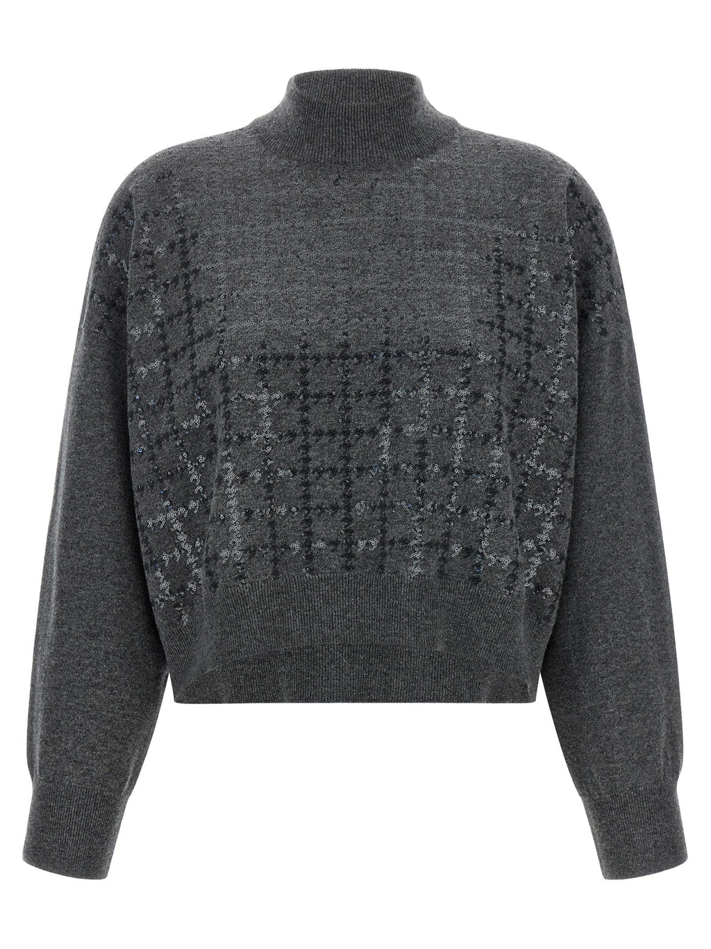 Brunello Cucinelli Gray Cashmere Cardigan Brunello Cucinelli