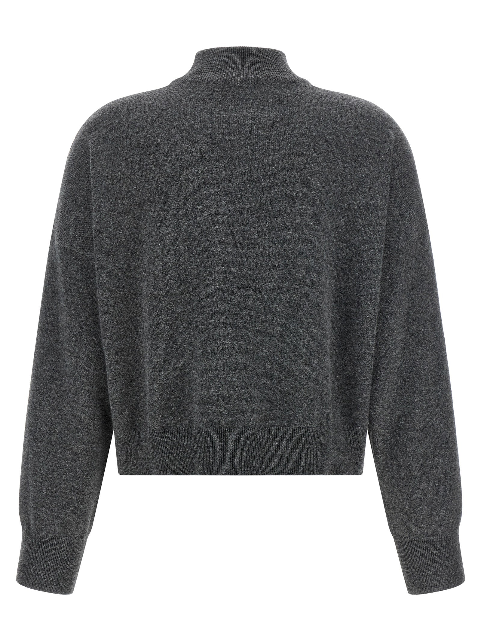 Brunello Cucinelli Gray Cashmere Cardigan Brunello Cucinelli