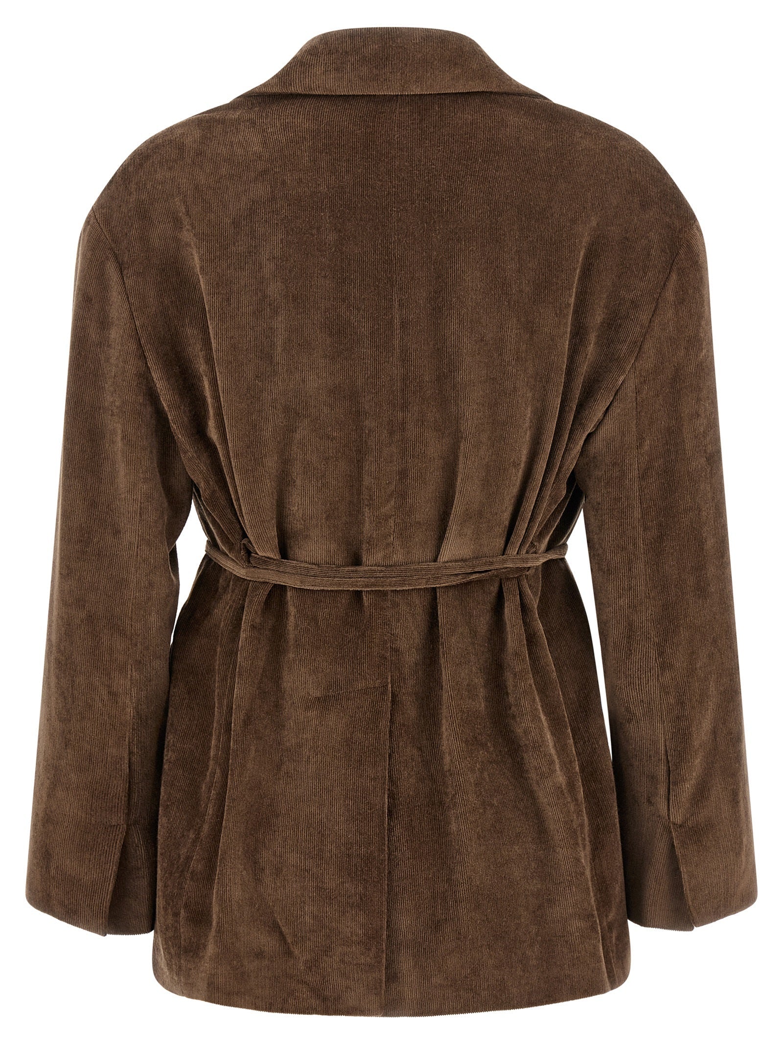 Brunello Cucinelli Brown Viscose Blazer Brunello Cucinelli