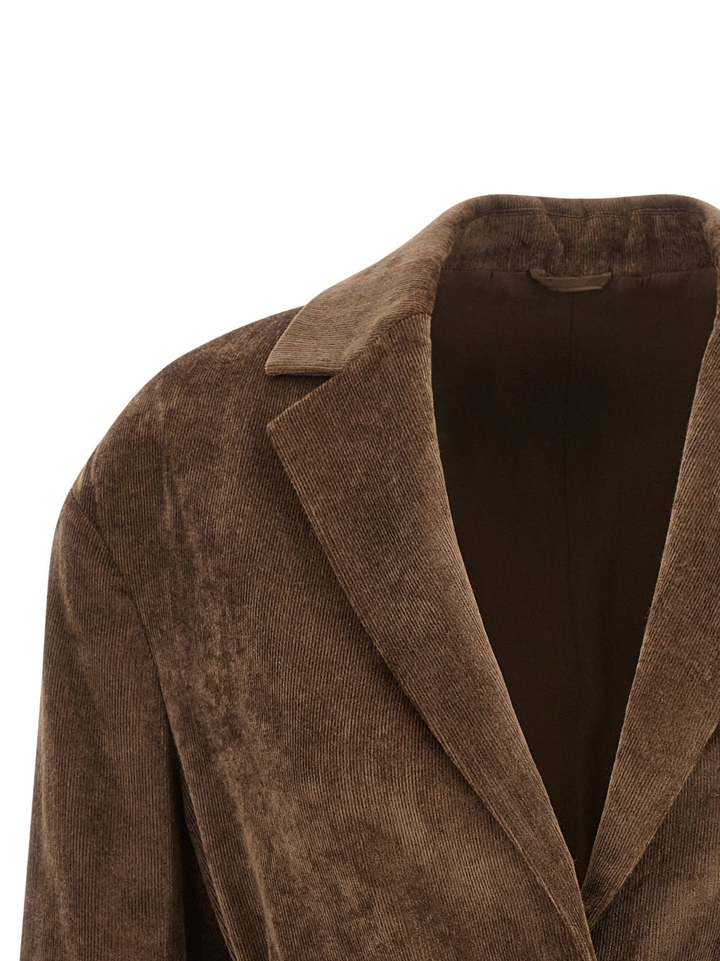 Brunello Cucinelli Brown Viscose Blazer Brunello Cucinelli