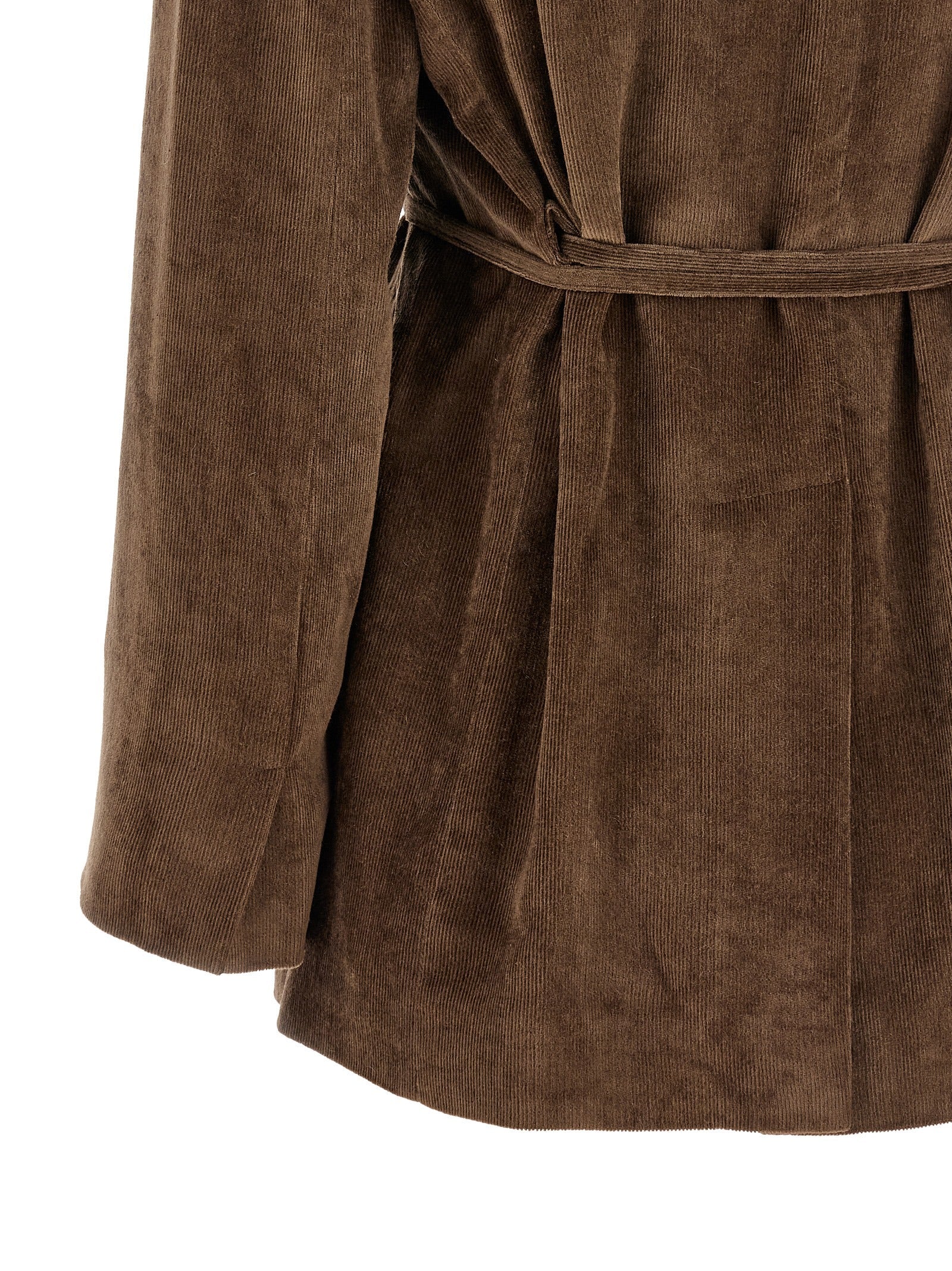 Brunello Cucinelli Brown Viscose Blazer Brunello Cucinelli