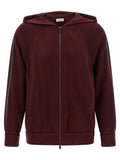 Brunello Cucinelli Bordeaux Cotton Sweatshirt Brunello Cucinelli