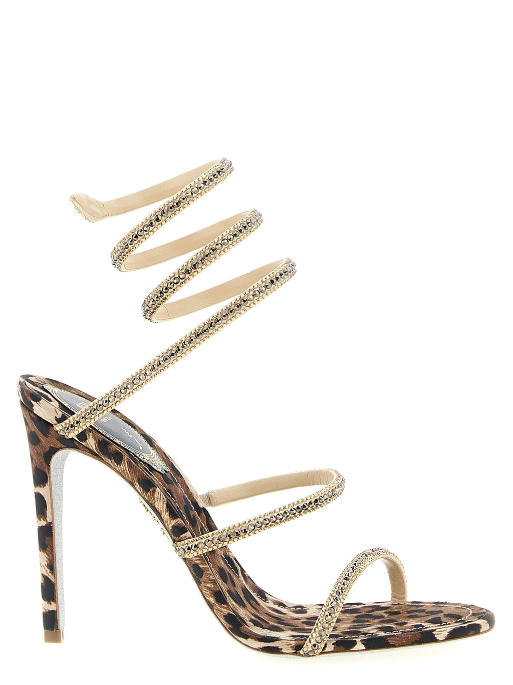RENE CAOVILLA Multicolor Viscose Stiletto Heel Sandals RENE CAOVILLA