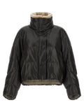 Brunello Cucinelli Brown Lamb Leather Leather Jacket