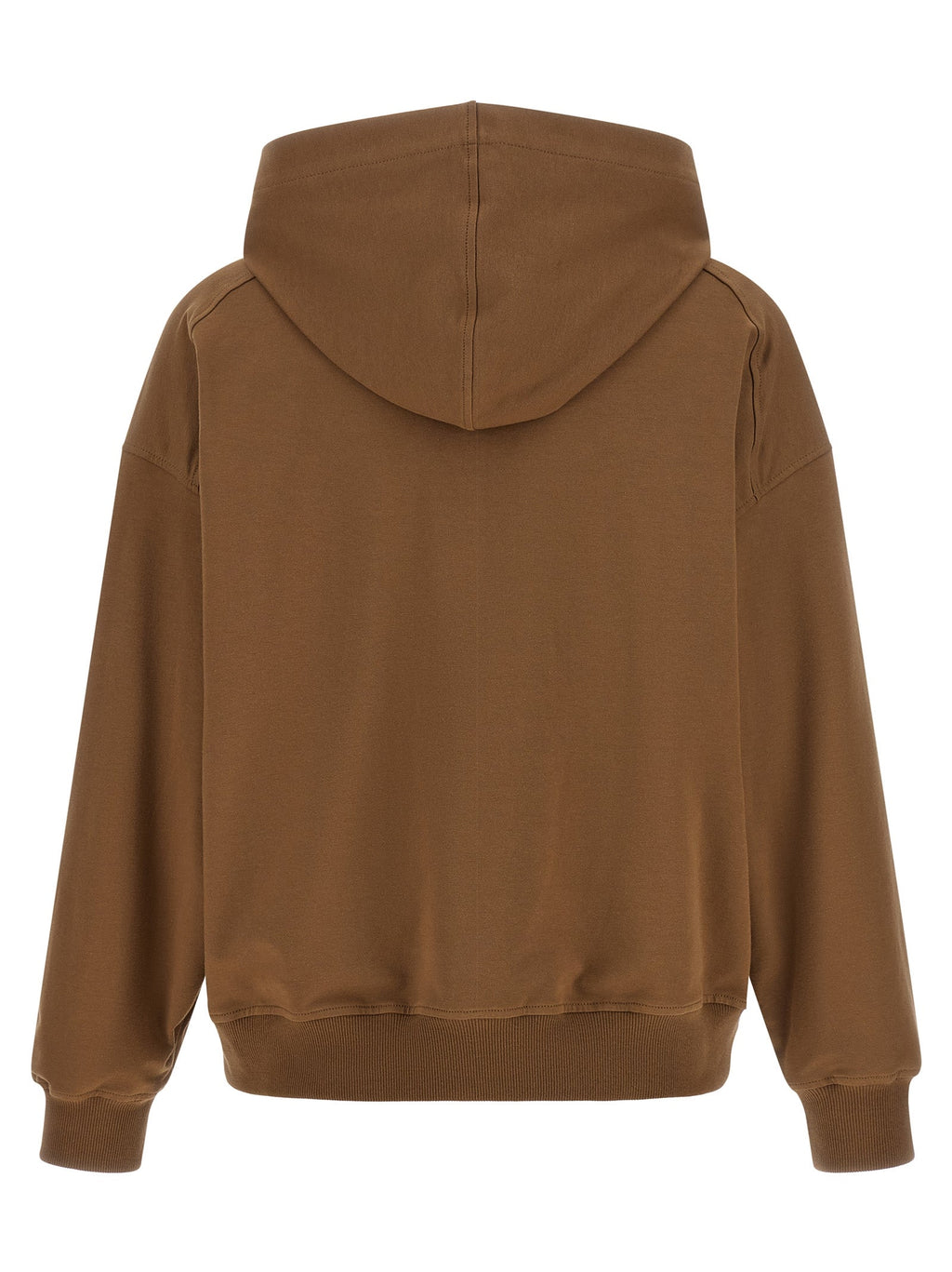 Brunello Cucinelli Brown Cotton Hoodie Brunello Cucinelli