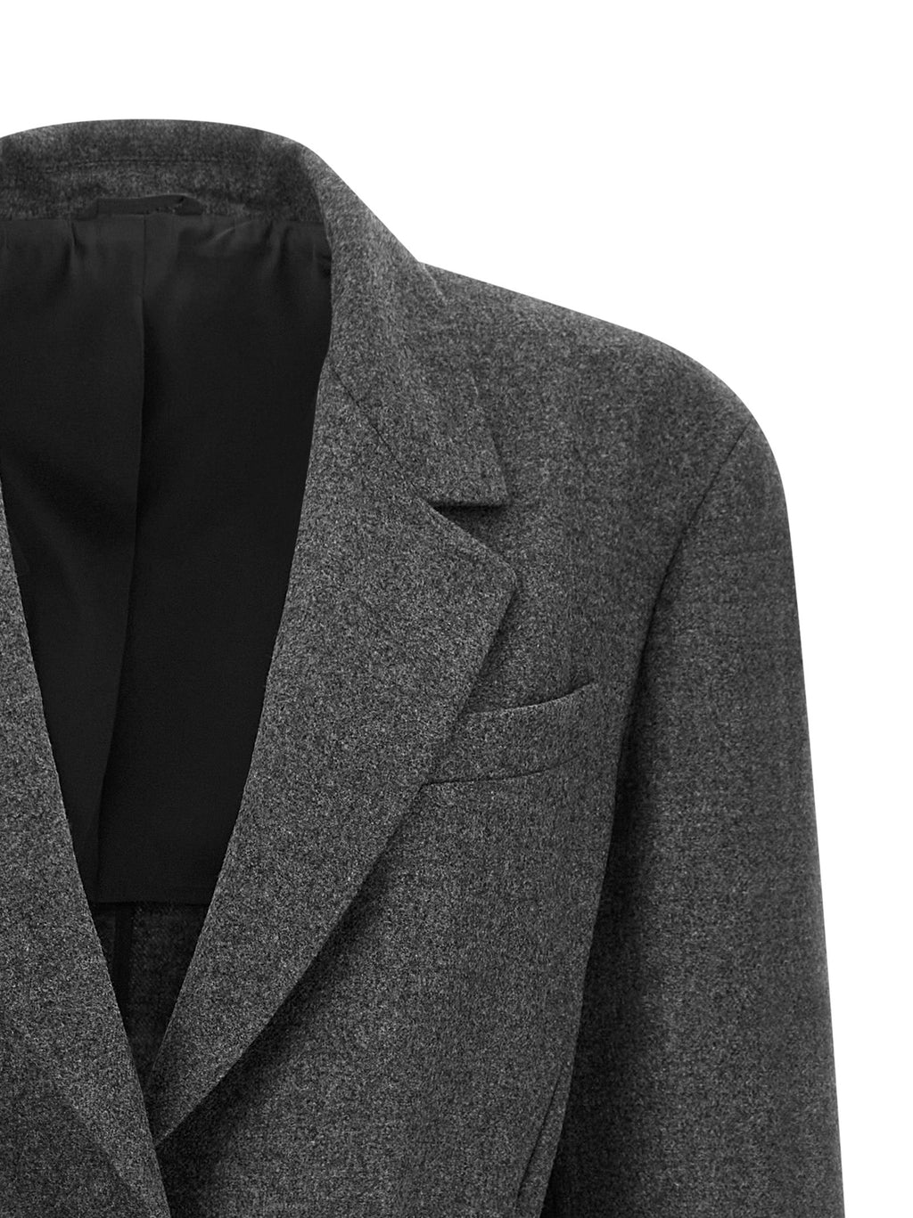 Brunello Cucinelli Gray Virgin Wool Blazer Brunello Cucinelli