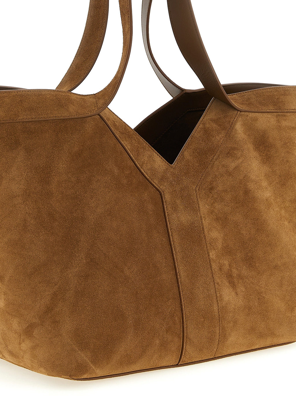 Saint Laurent Brown Calfskin Tote Bag Saint Laurent