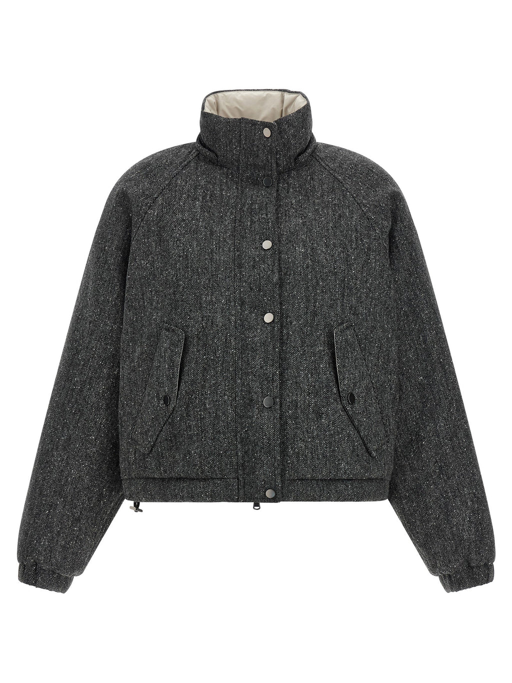Brunello Cucinelli Gray Virgin Wool Jacket Brunello Cucinelli
