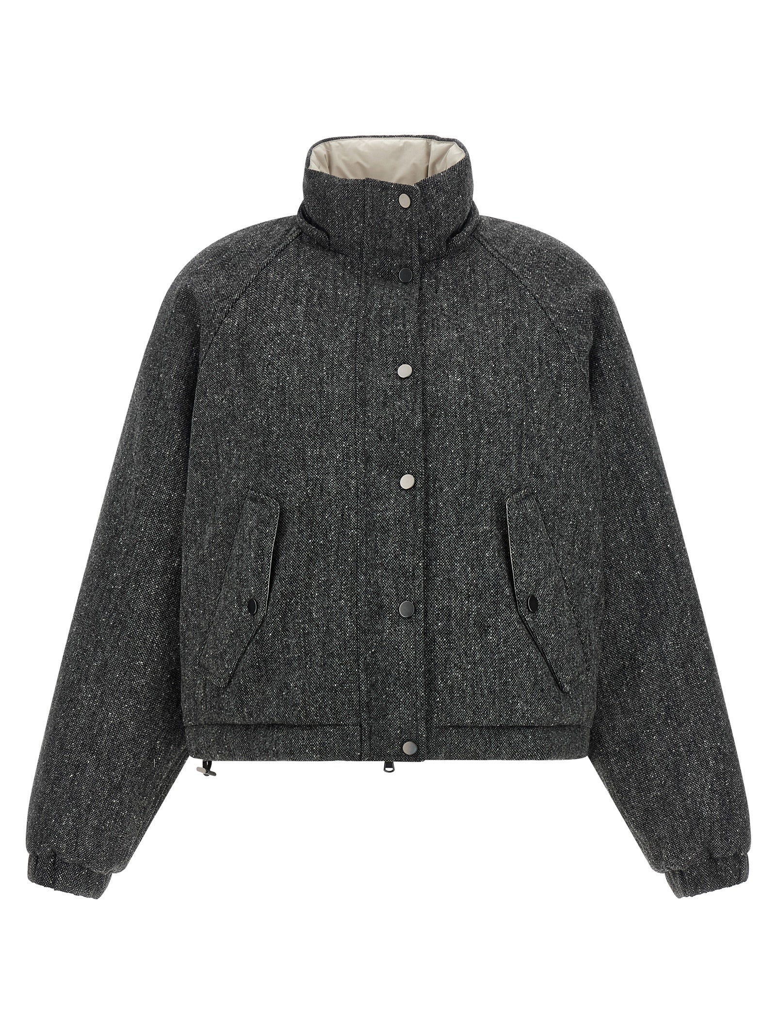 Brunello Cucinelli Gray Virgin Wool Jacket Brunello Cucinelli