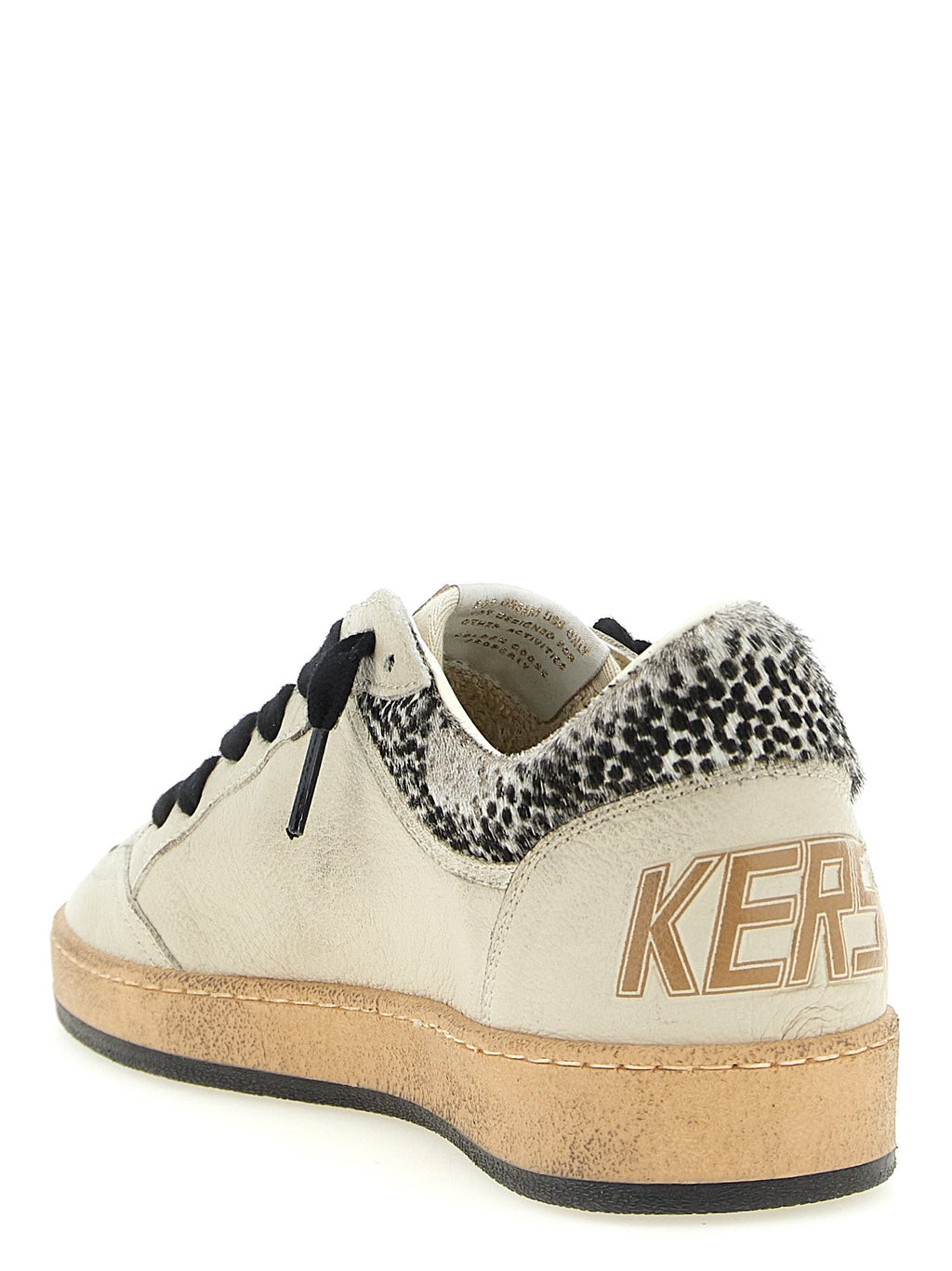 Golden Goose Beige Goatskin Low Top Sneakers Golden Goose