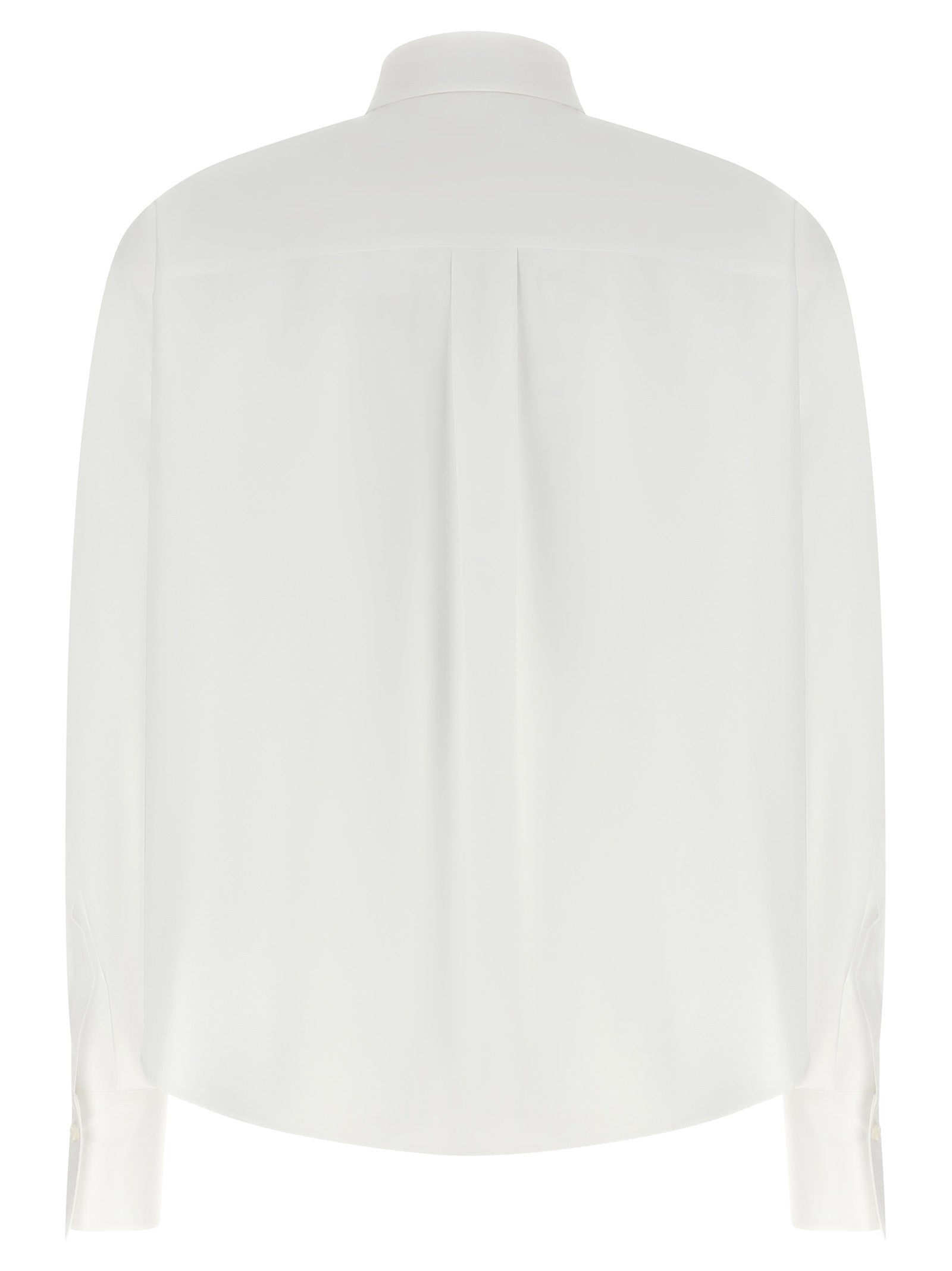 Brunello Cucinelli White Cotton Blouse Brunello Cucinelli