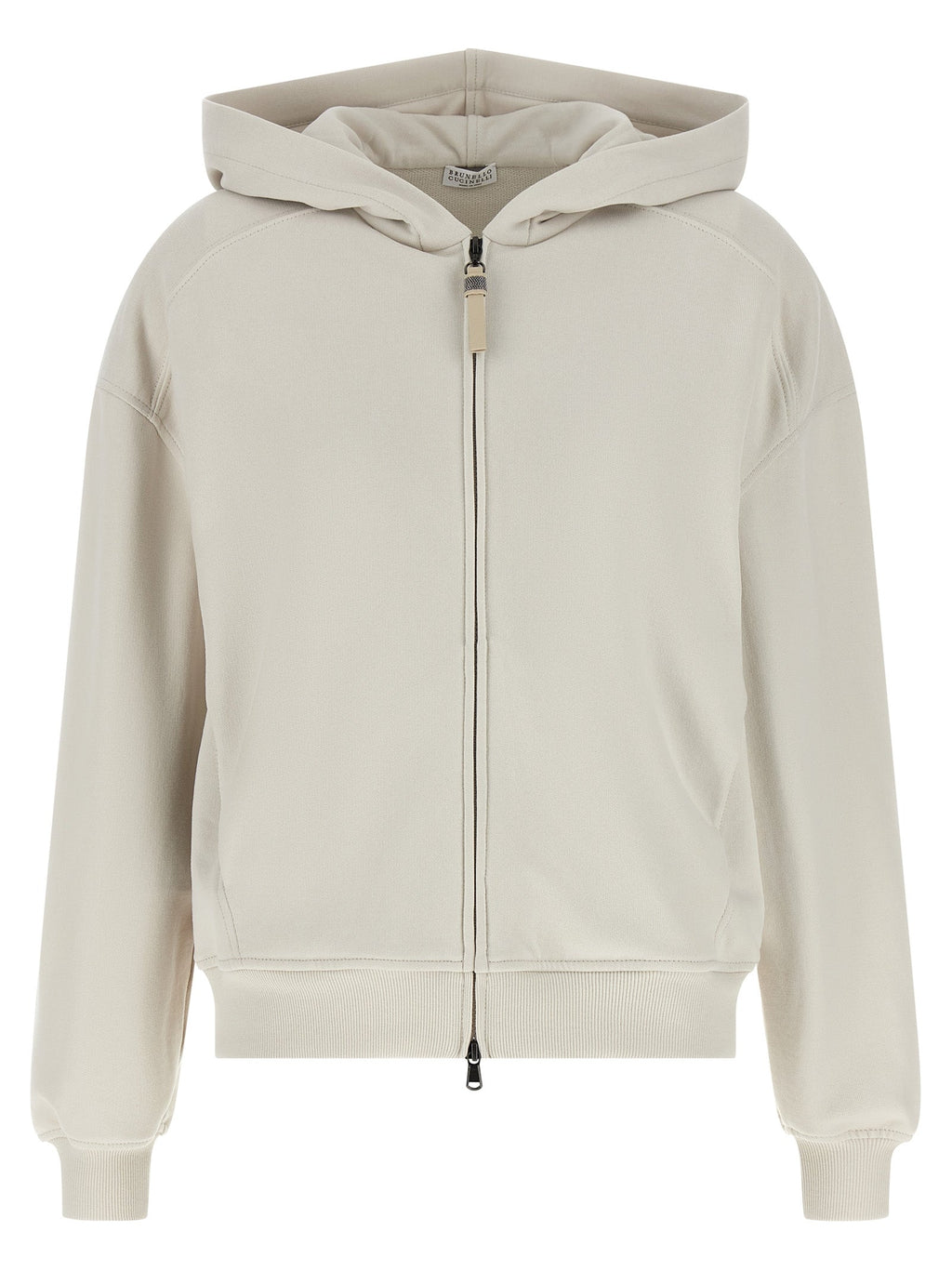 Brunello Cucinelli Beige Cotton Sweatshirt Brunello Cucinelli