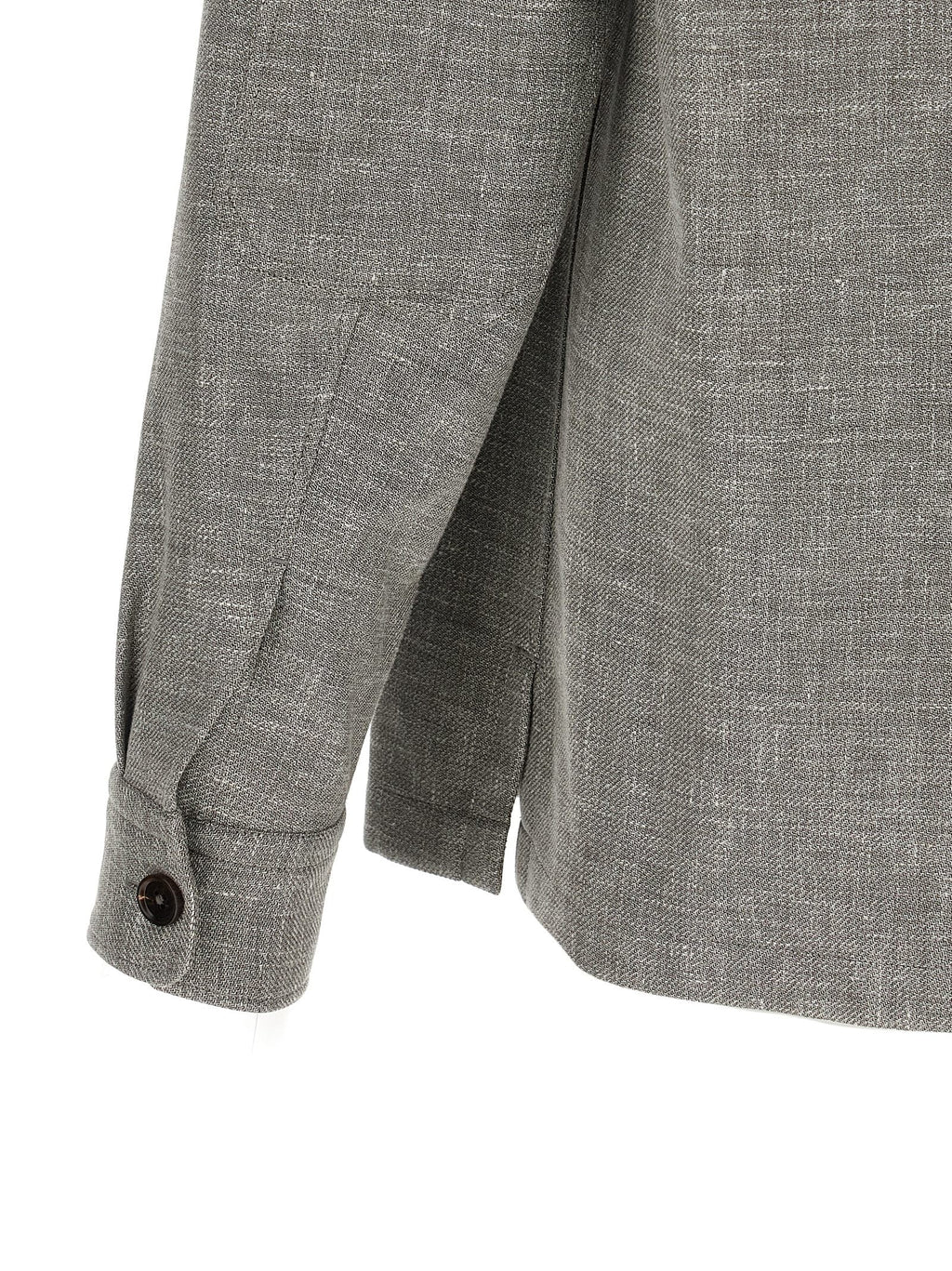 ZEGNA Beige Linen Blouse ZEGNA
