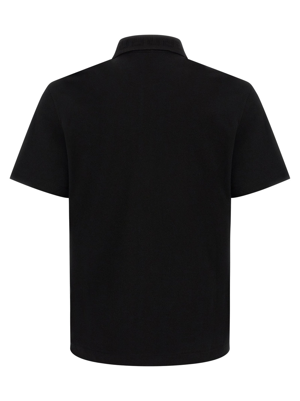 Versace Black Cotton Polo Shirt Versace