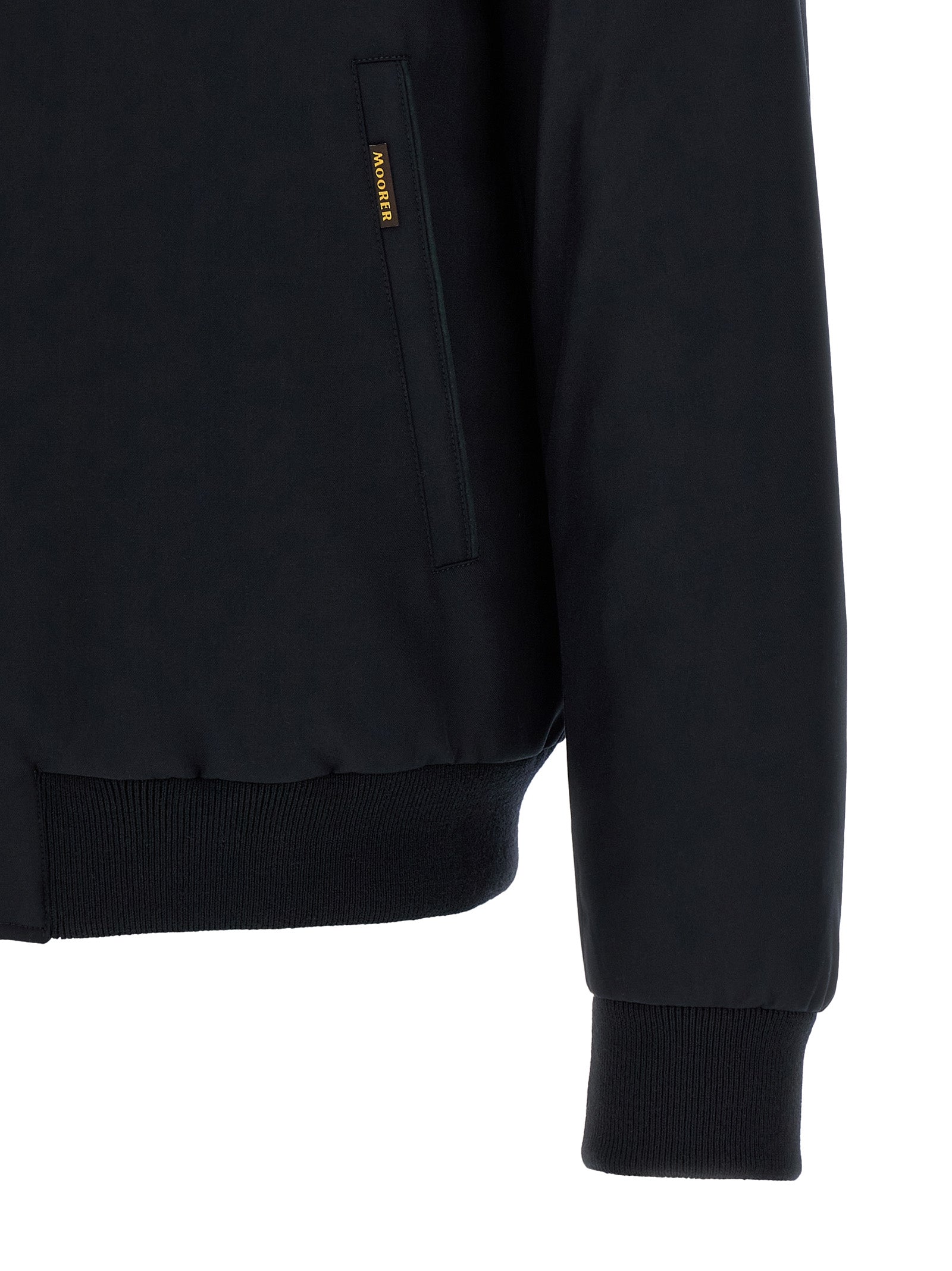 MooRER Blue Wool Bomber MooRER