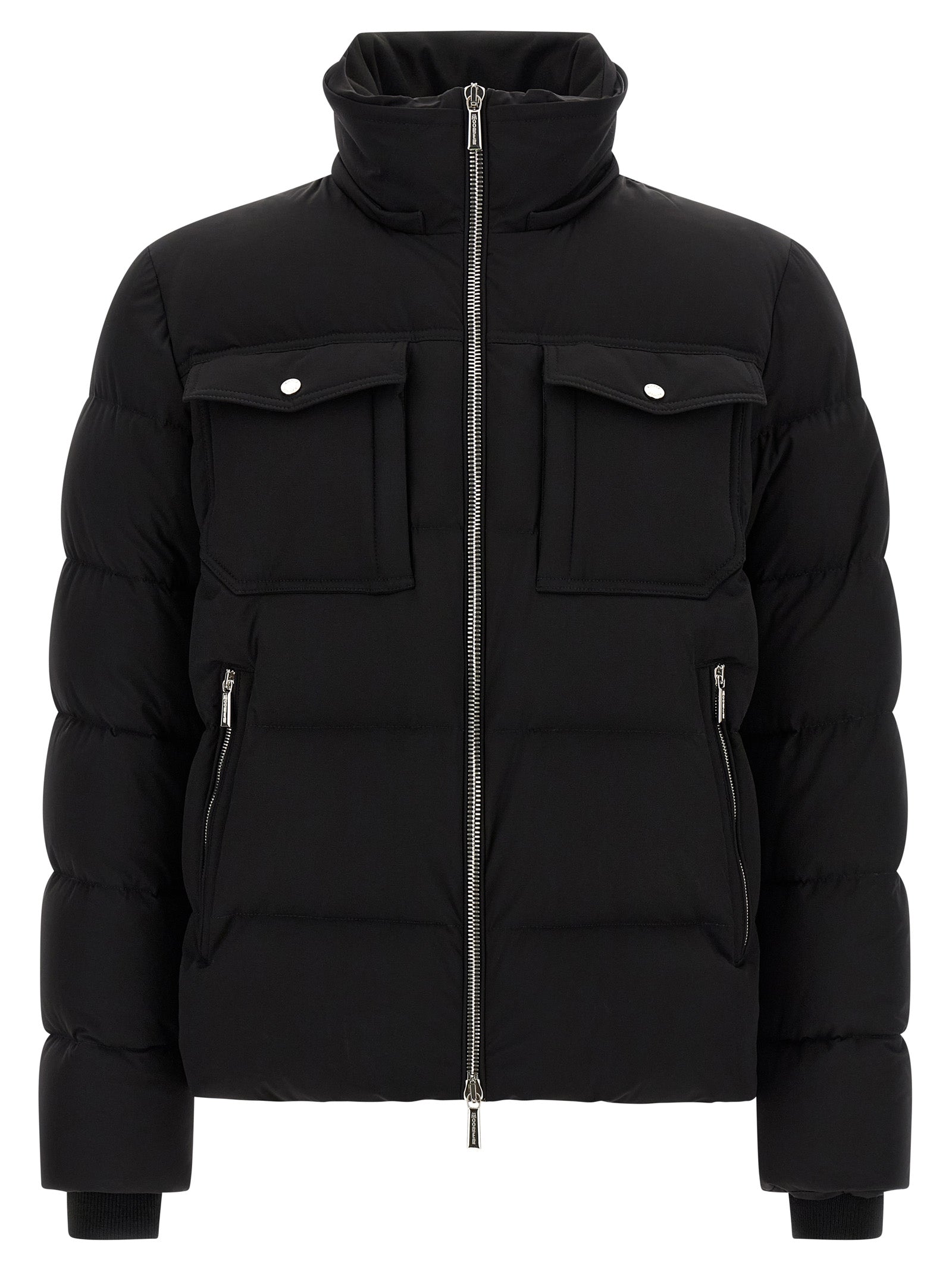 MooRER Black Wool Bomber MooRER