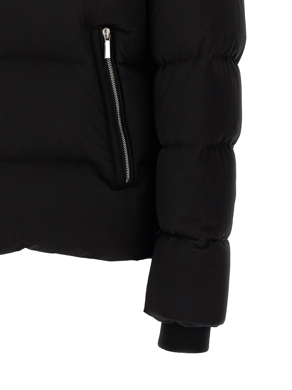 MooRER Black Wool Bomber MooRER